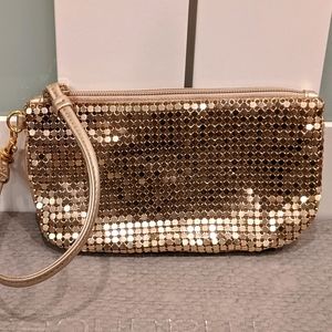 Gold dressy wristlet New York & Co